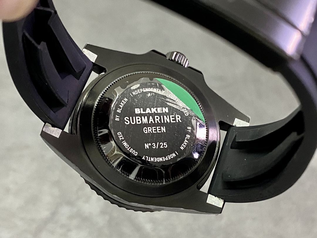 All black dive watch for men - 图片 7
