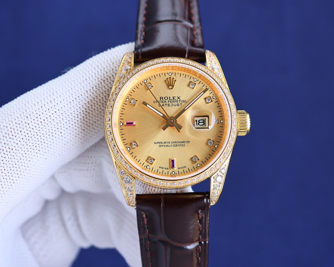 Oyster Perpetual Datejust Watch (Brown)