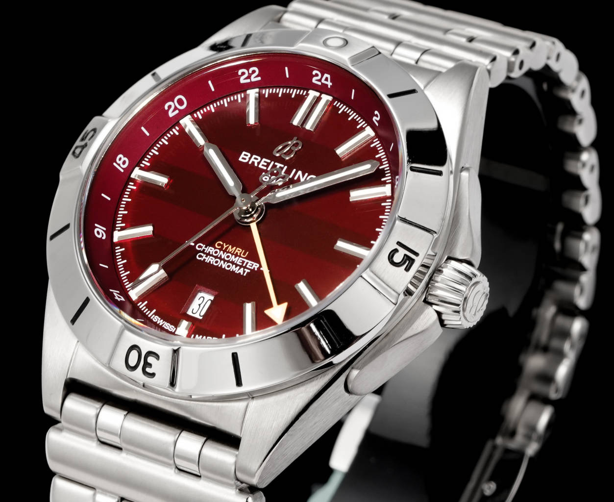 BREITLING, the mechanical chronograph series A32398101M1A1