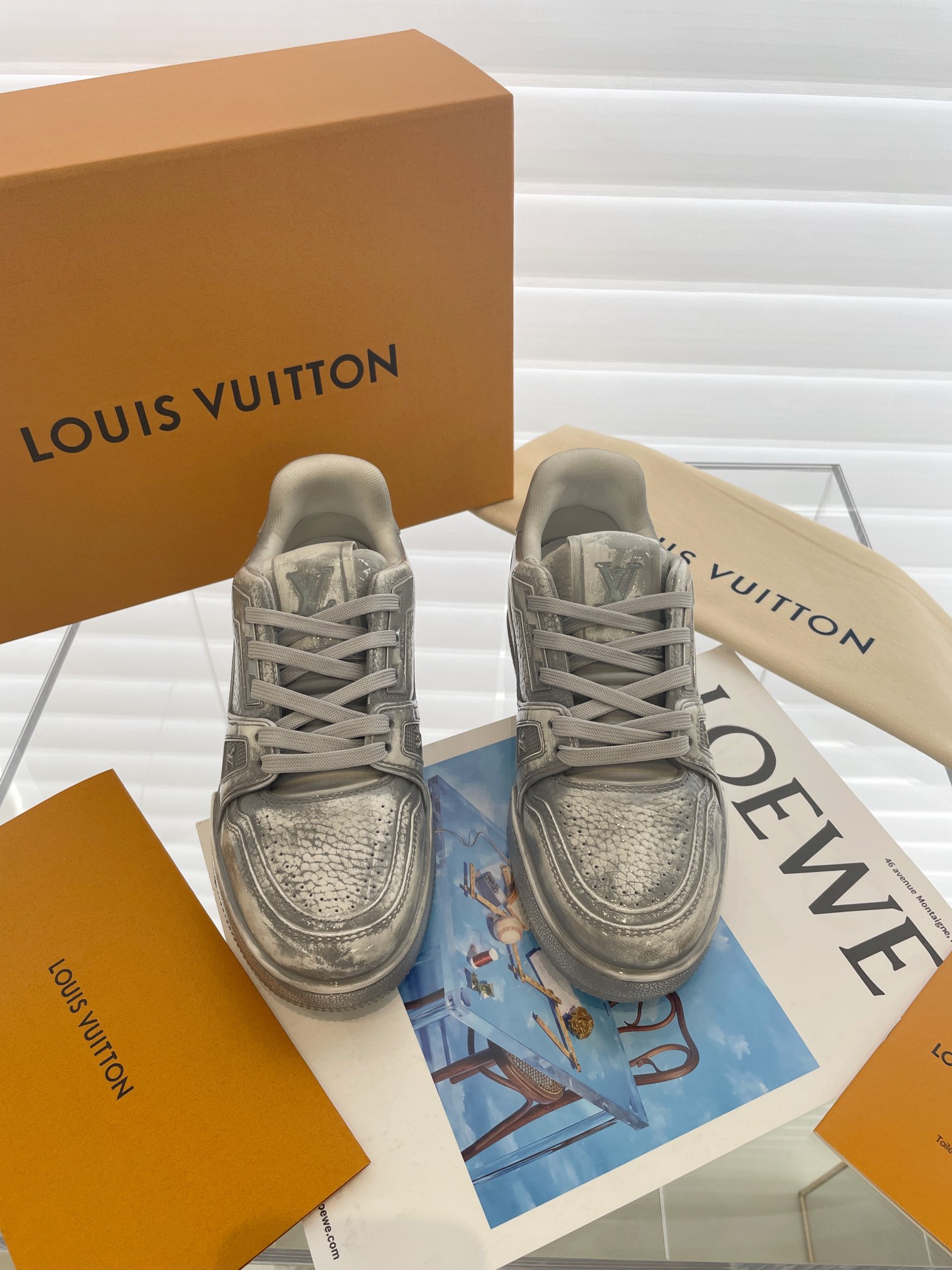 LV TRAINER Couple's Sneakers - 图片 2
