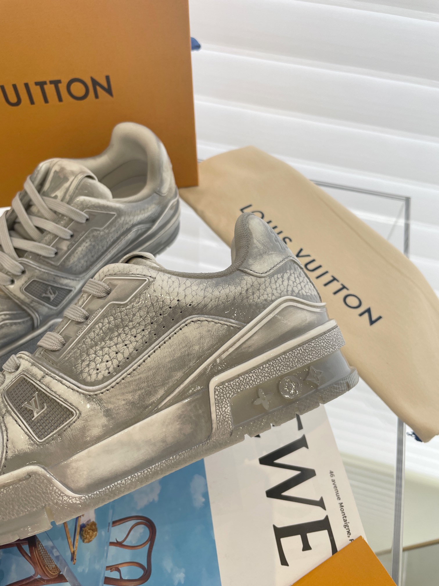 LV TRAINER Couple's Sneakers - 图片 4