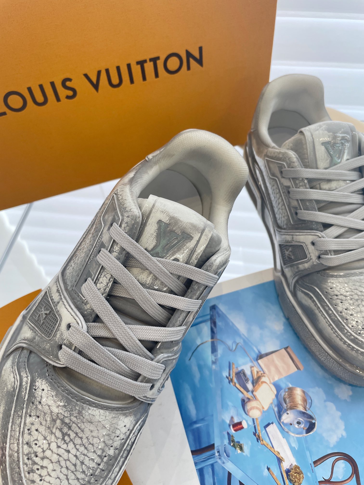 LV TRAINER Couple's Sneakers - 图片 5