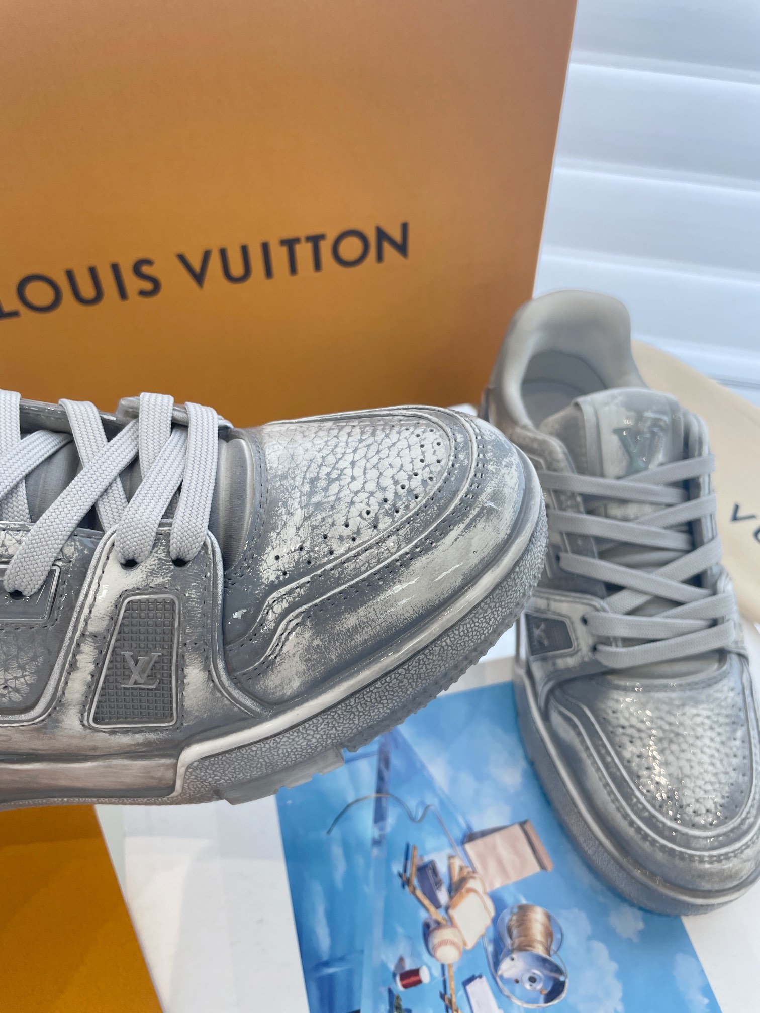 LV TRAINER Couple's Sneakers - 图片 6