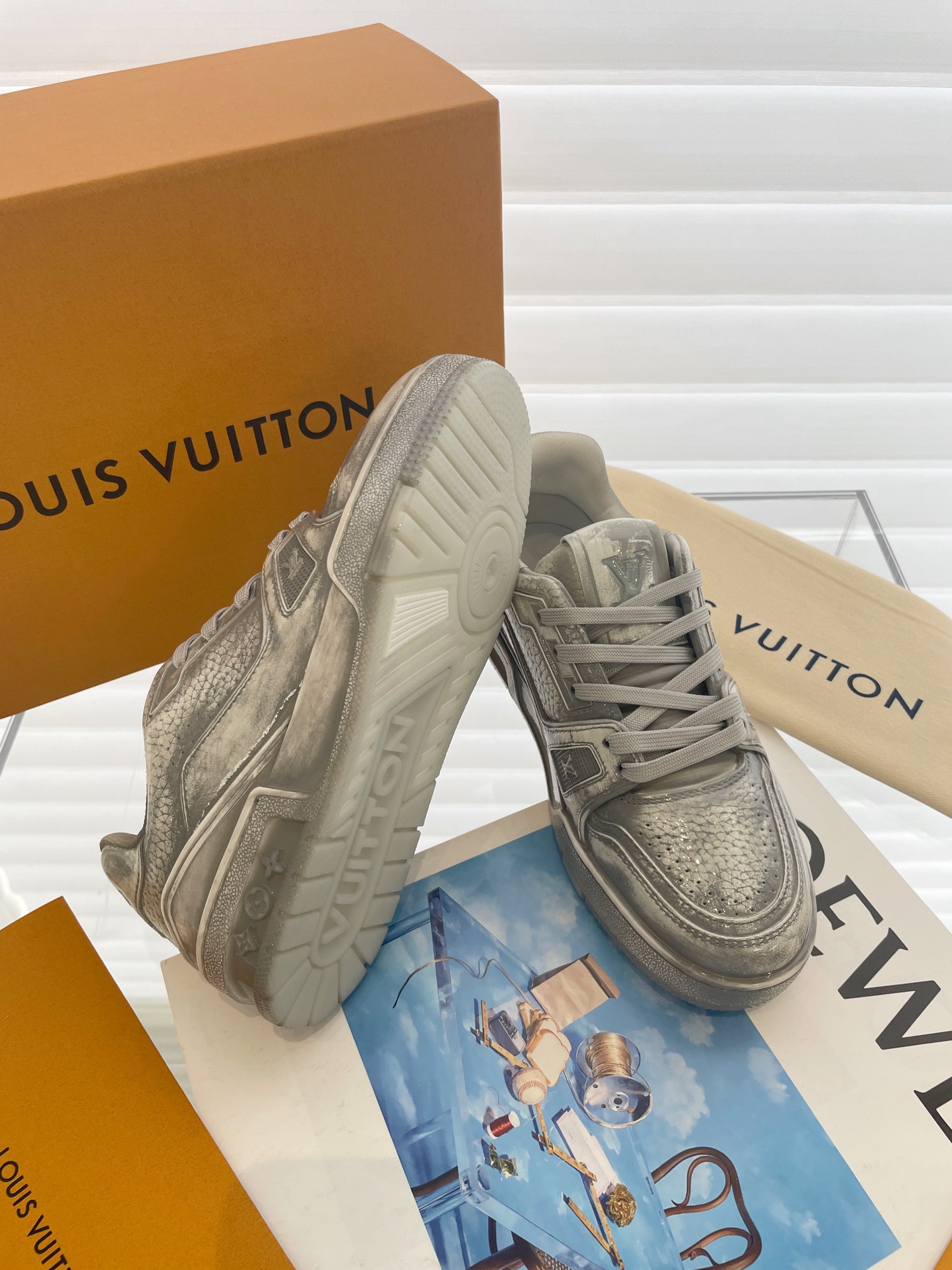 LV TRAINER Couple's Sneakers - 图片 7