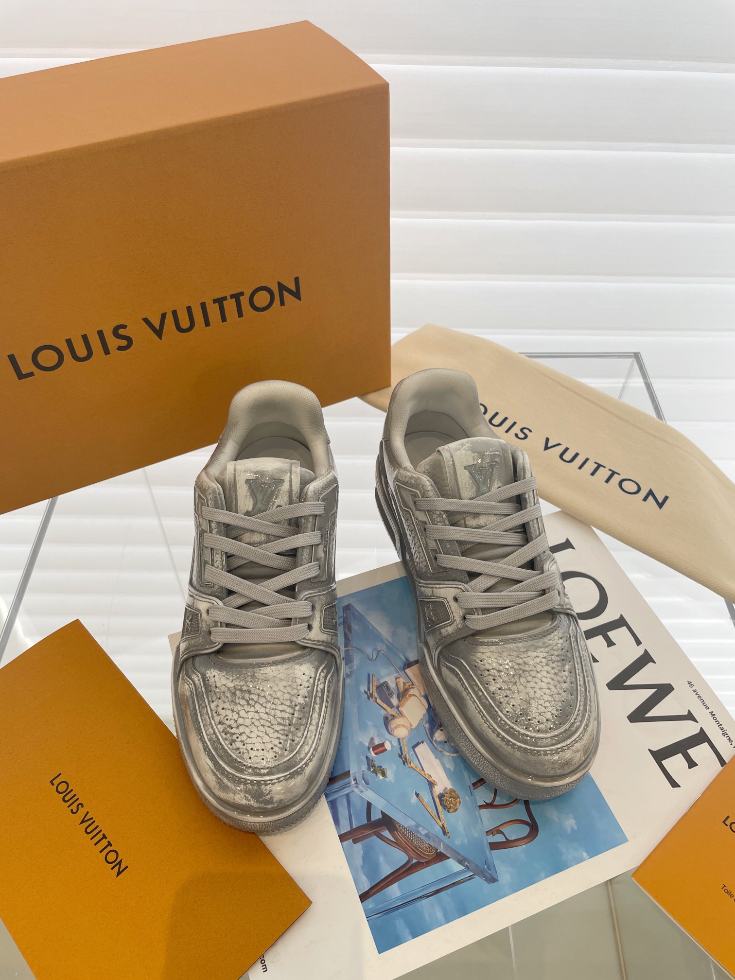 LV TRAINER Couple's Sneakers - 图片 10