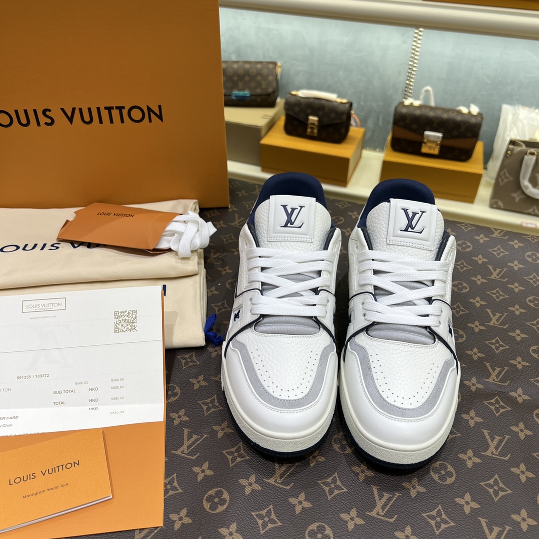 The latest LV Trainer runway model