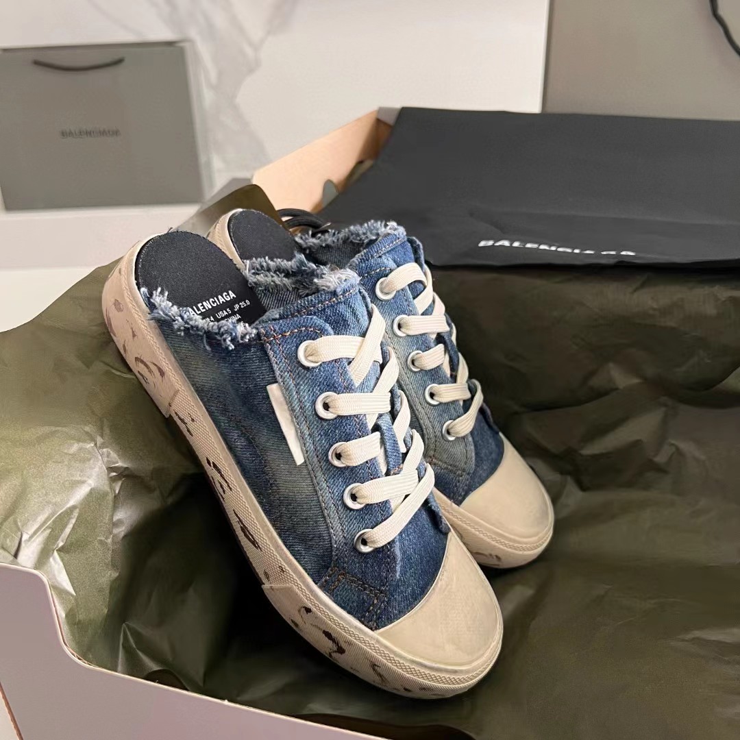 Balenciaga-Canvas Half-Slip Casual Shoes - 图片 16