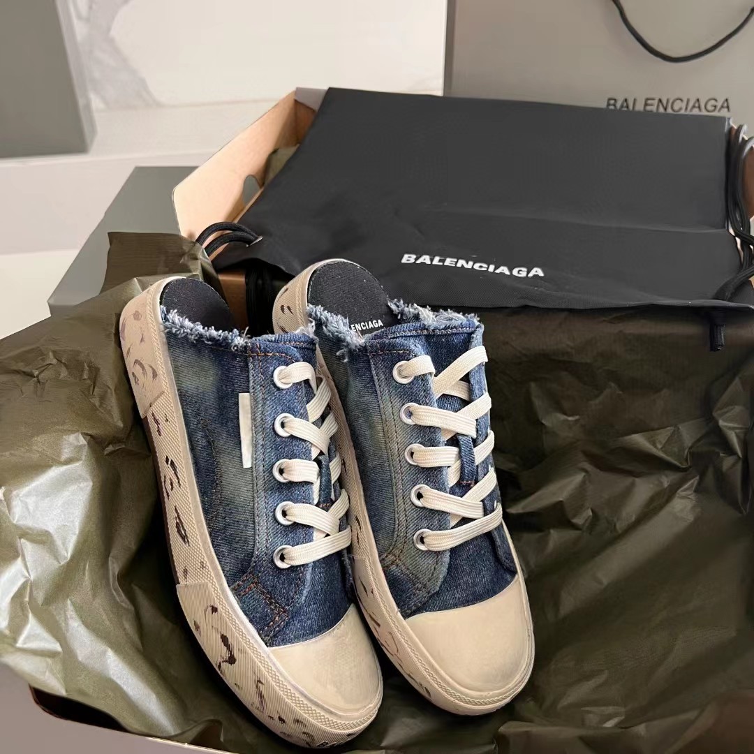 Balenciaga-Canvas Half-Slip Casual Shoes - 图片 14