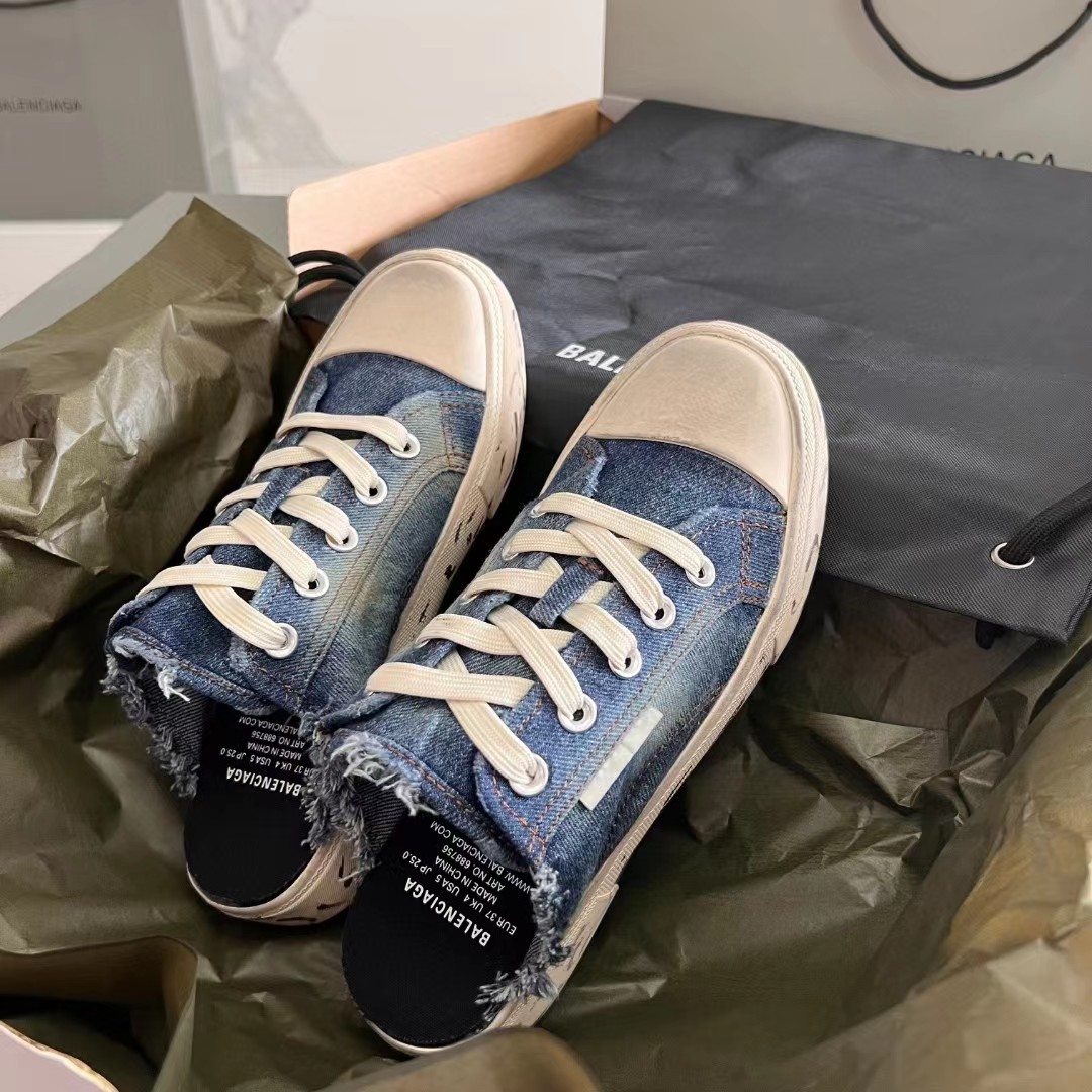 Balenciaga-Canvas Half-Slip Casual Shoes - 图片 12