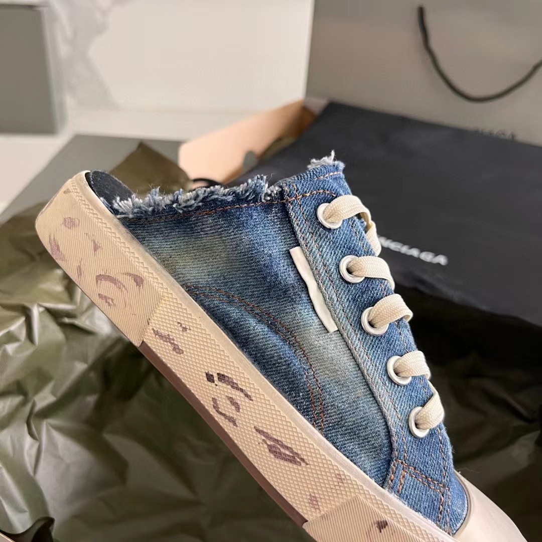 Balenciaga-Canvas Half-Slip Casual Shoes - 图片 11