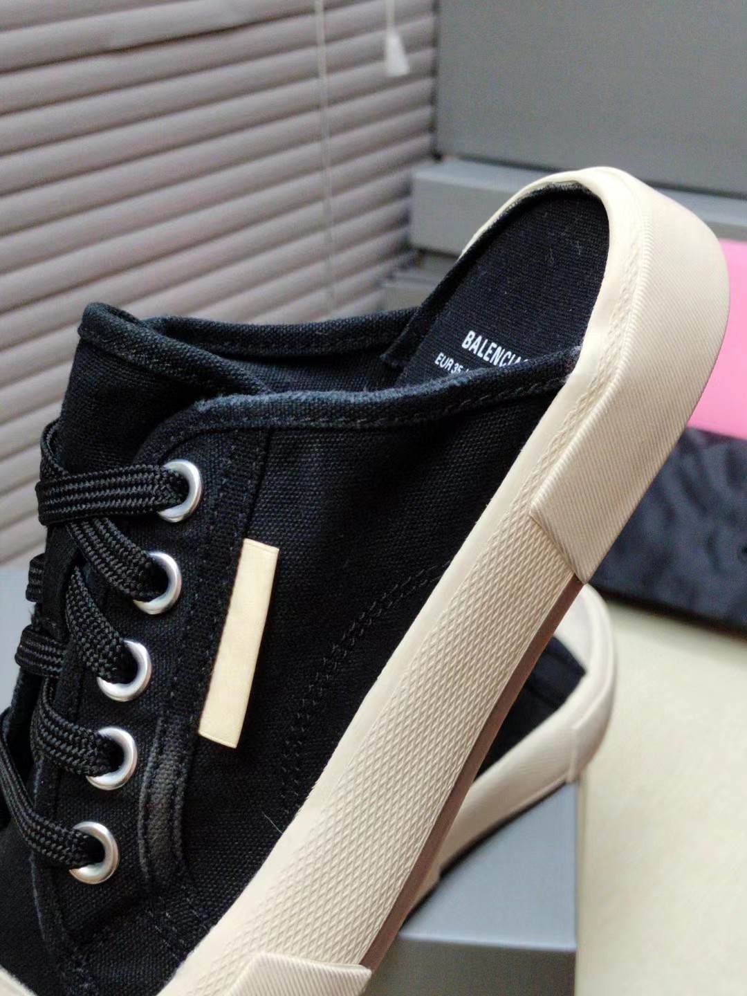 Balenciaga-Canvas Half-Slip Casual Shoes - 图片 7