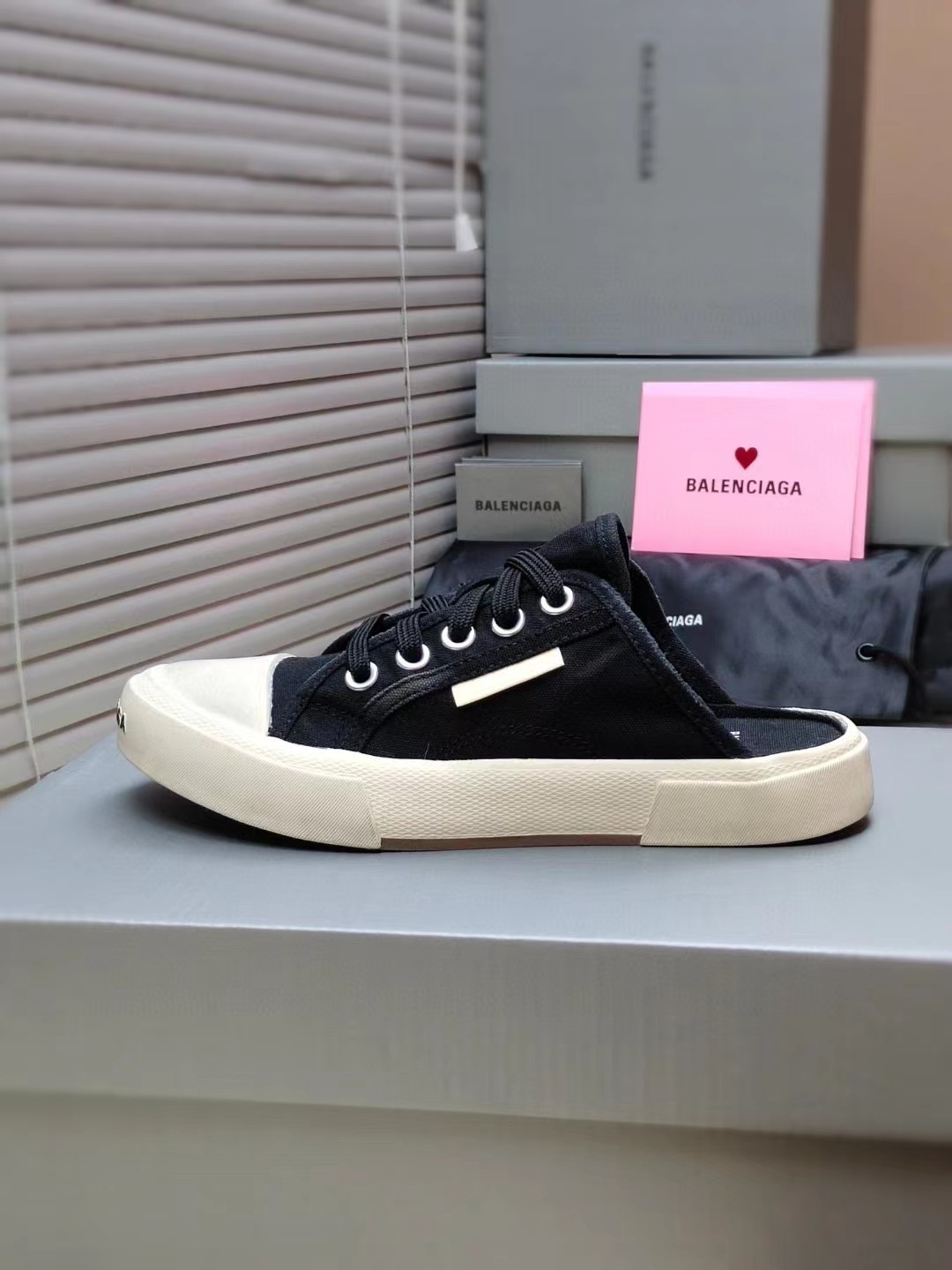 Balenciaga-Canvas Half-Slip Casual Shoes - 图片 5