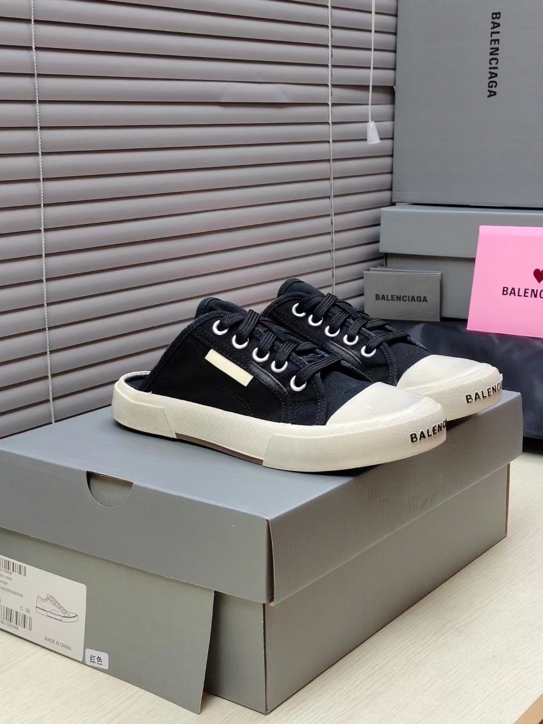 Balenciaga-Canvas Half-Slip Casual Shoes - 图片 4