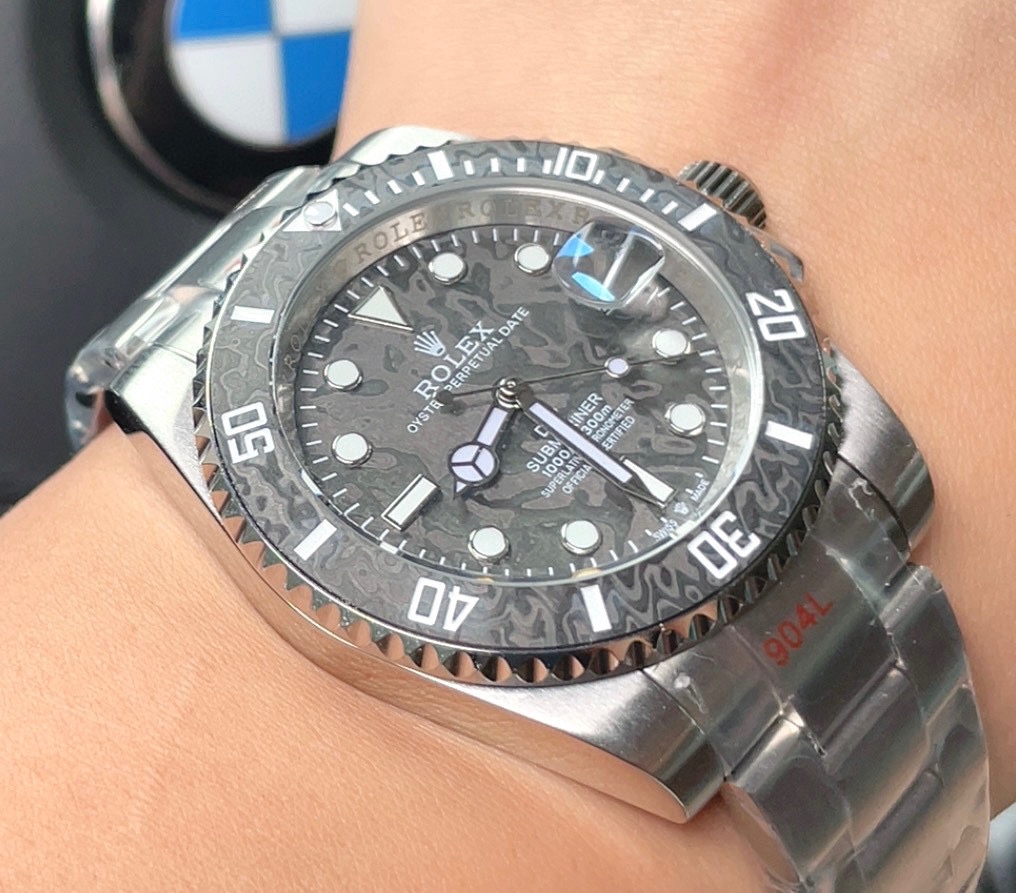 Carbon Fiber Ceramic RingDIW Submariner PARAKEETNew Custom Model SUB Water Ghost - 图片 4