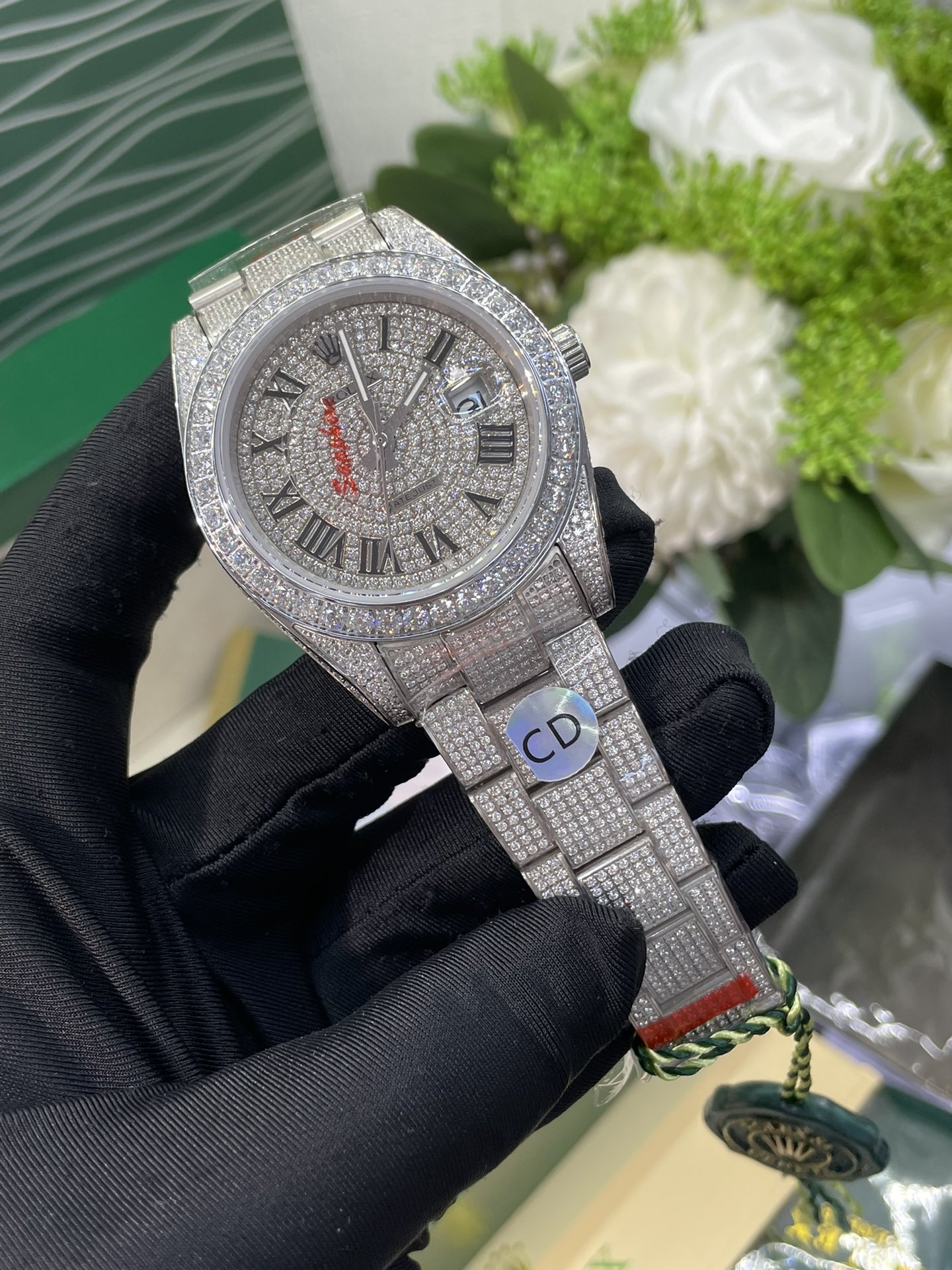 Diamond - Set Luxury Watch - 图片 7