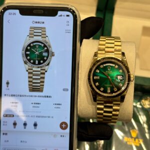 Smoked GreenDouble Date Dial ❤️ Double Head Grain StrapDay-Date Series